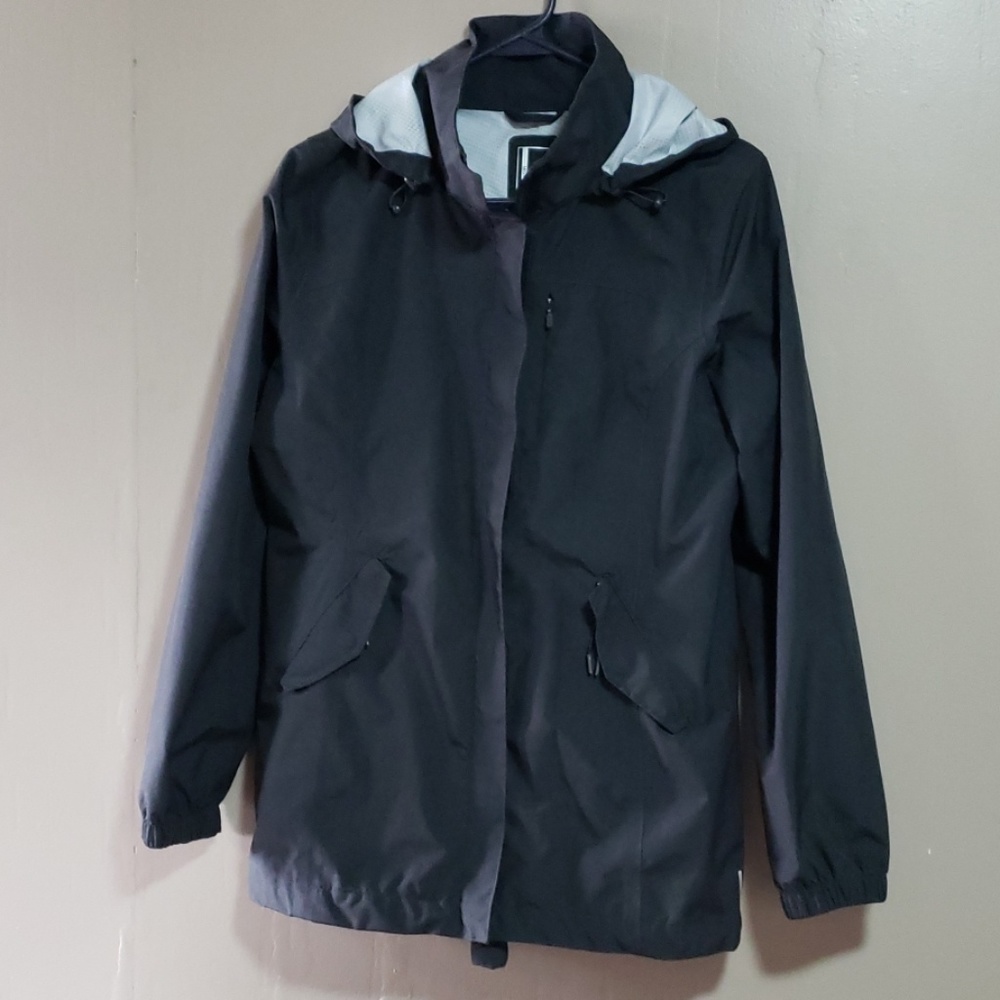 Mondetta ladies light run jacket medium black euc